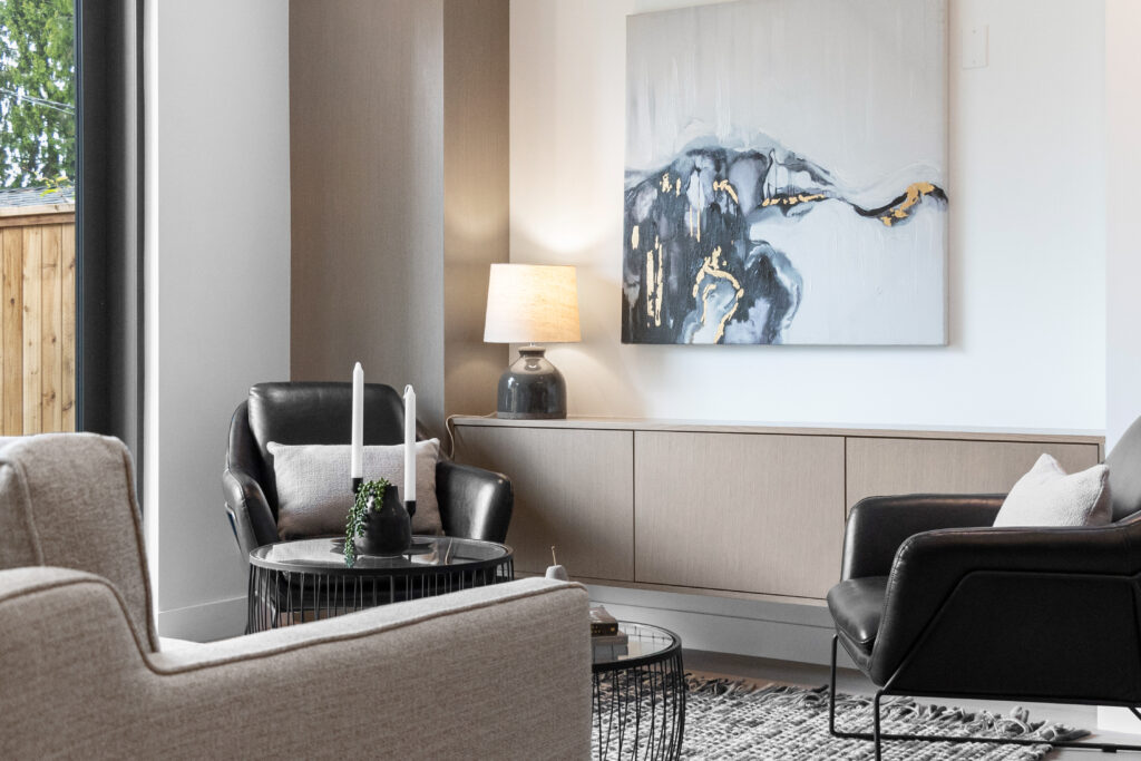 Riley Park Modern Duplex - living room details