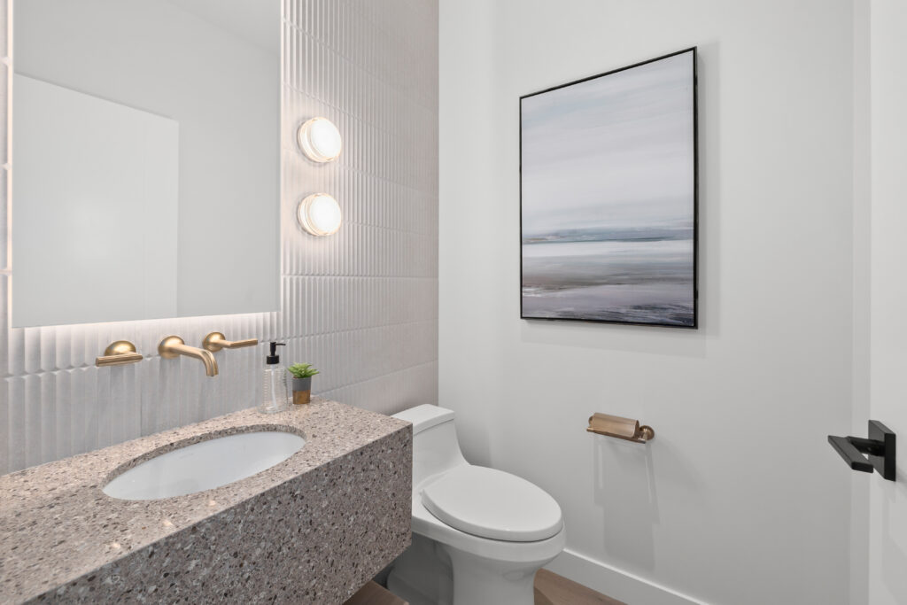 Riley Park Modern Duplex - powder room